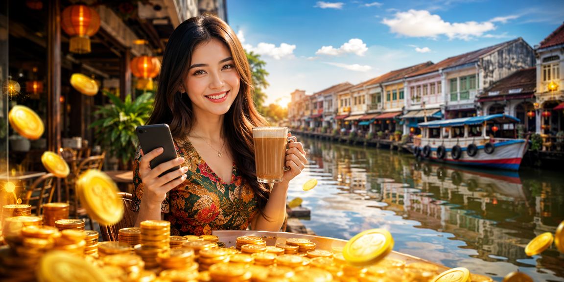 Pemain menggunakan kasino mudah alih di Ipoh untuk bermain slot dalam talian melalui 17500