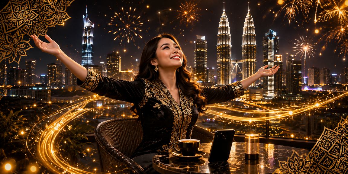 Pemain kasino mudah alih di Kuala Lumpur memainkan roulette dalam talian melalui platform 17500